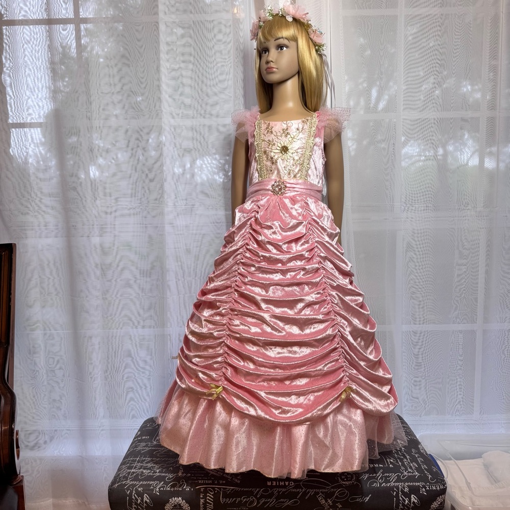 Elegant Pink Princess Costume